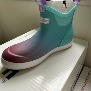 Colorful Gradient Ankle Boots